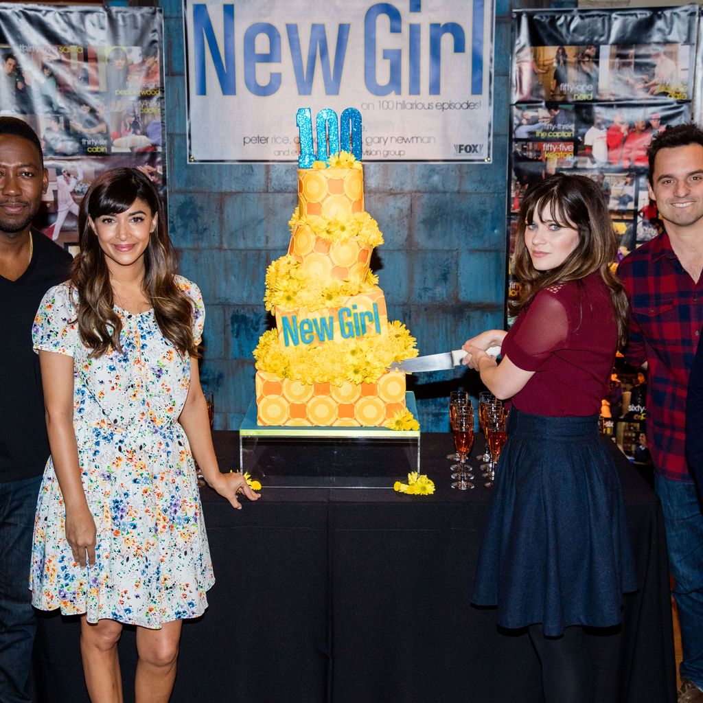 "New Girl"-Cast zur Feier der 100. Folge in Los Angeles, Dezember 2015