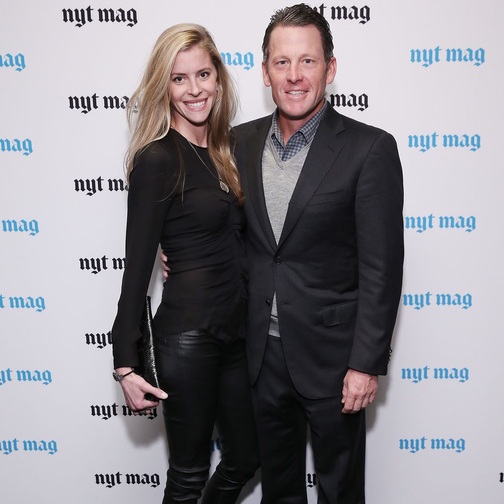 Lance Armstrong mit seiner Frau Anna, Februar 2015