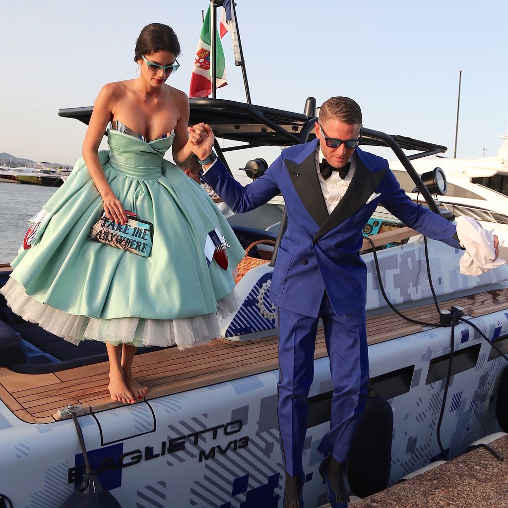 Shermine Shahrivar und Lapo Elkann in St. Tropez