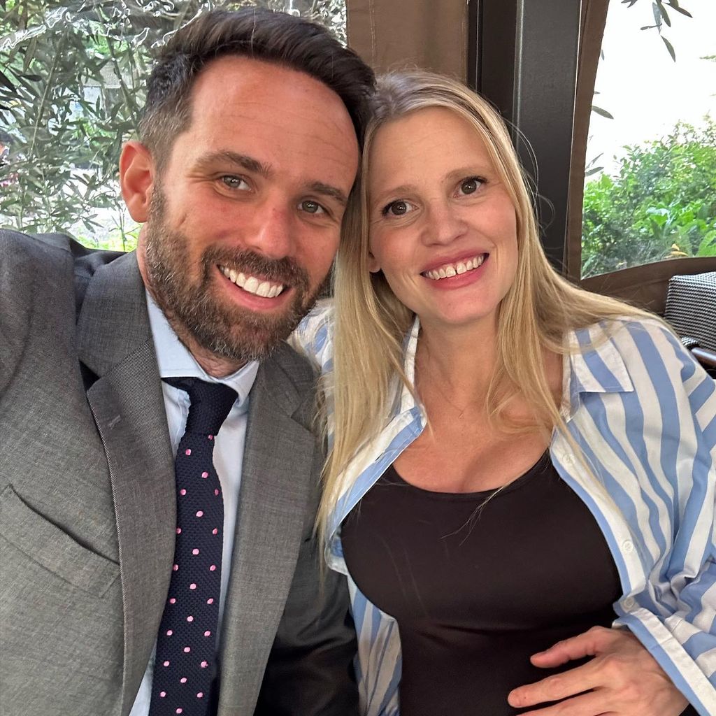 Selfie von Lara Stone und David Grievson