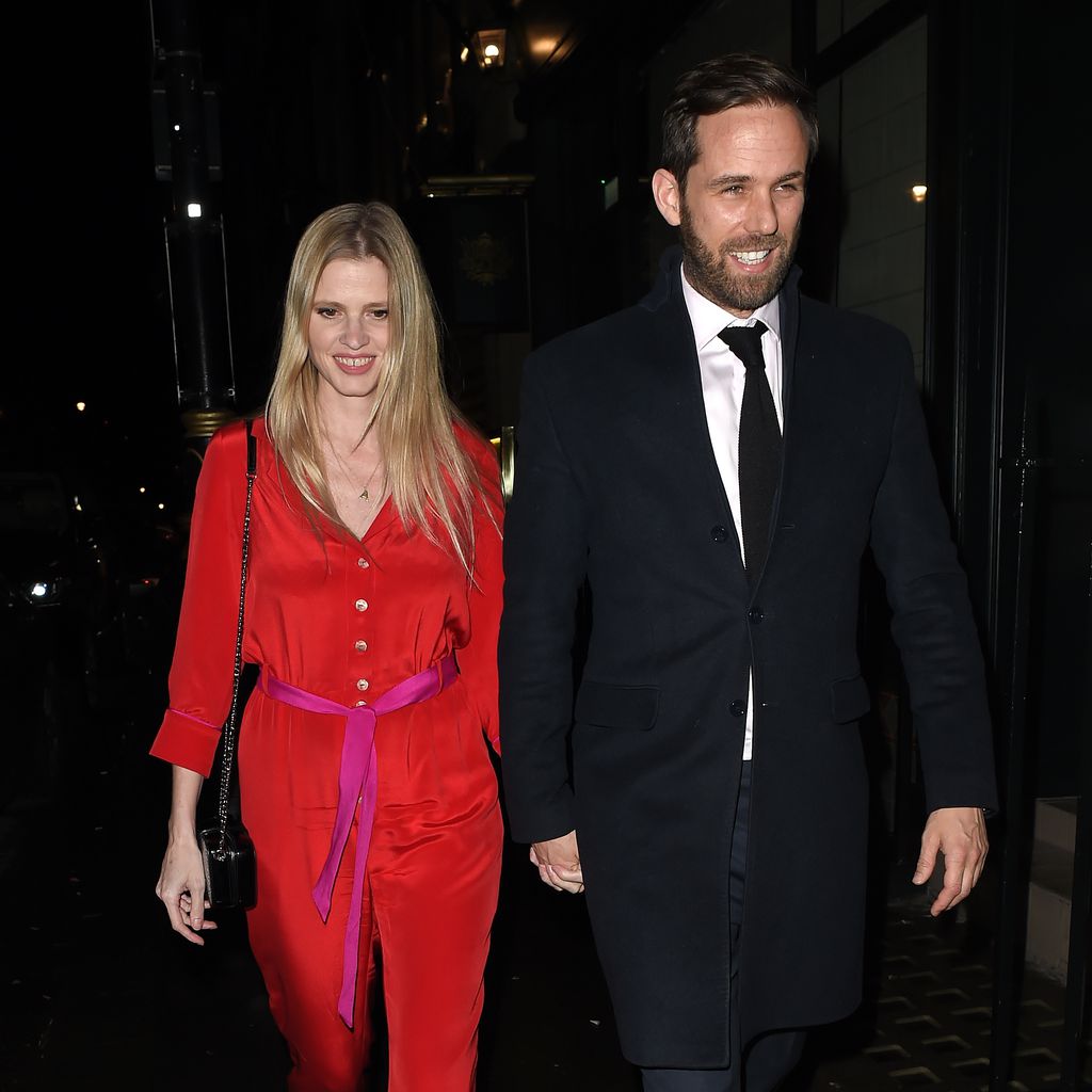 Lara Stone und ihr Verlobter David Grievson im Februar 2020