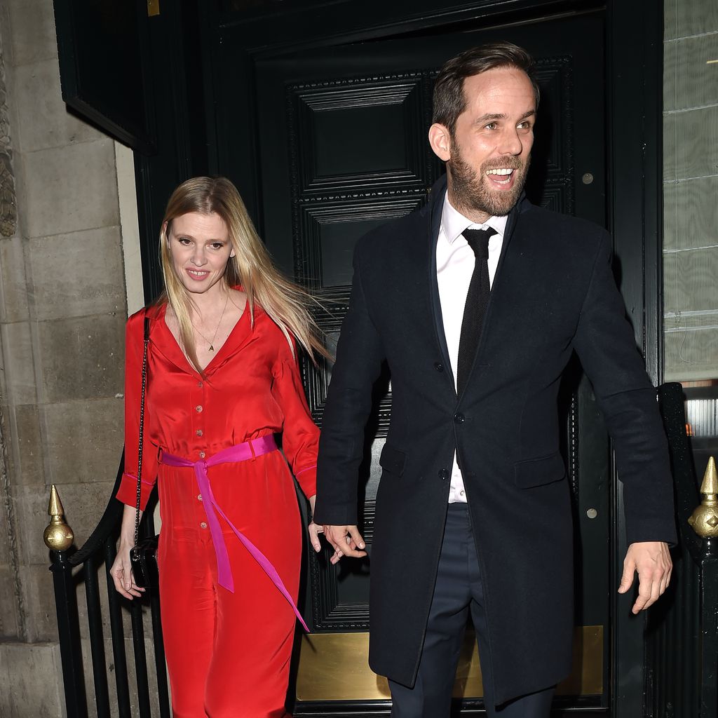 Lara Stone und ihr Verlobter David Grievson im Februar 2020