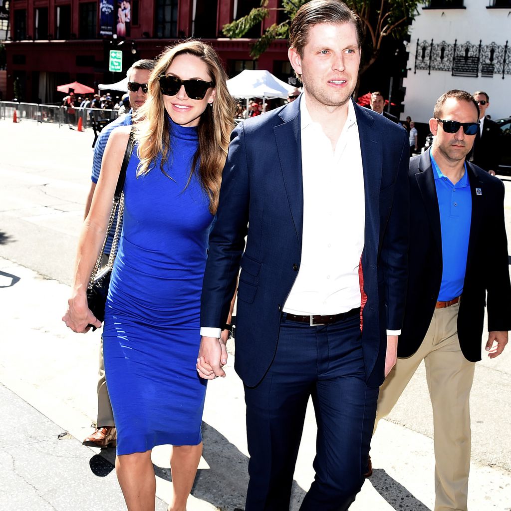 Lara und Eric Trump auf dem Walk of Fame in Hollywood