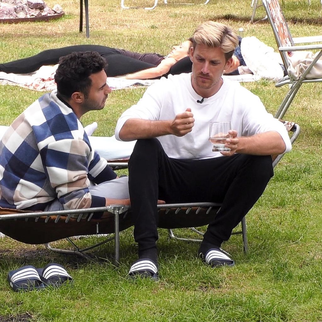 Lars Steinhöfel und Dominik Schmitt im "Sommerhaus der Stars" 2021