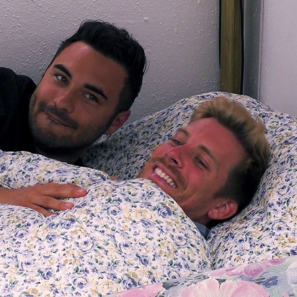 Lars Steinhöfel und Dominik Schmitt im "Sommerhaus der Stars" 2021