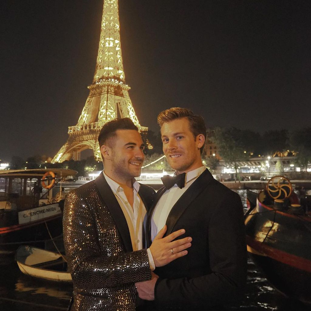 Lars Steinhöfel und Dominik Schmitt in Paris