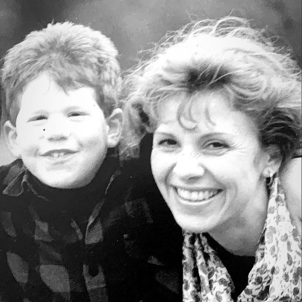 Lars Tönsfeuerborn mit seiner Mutter