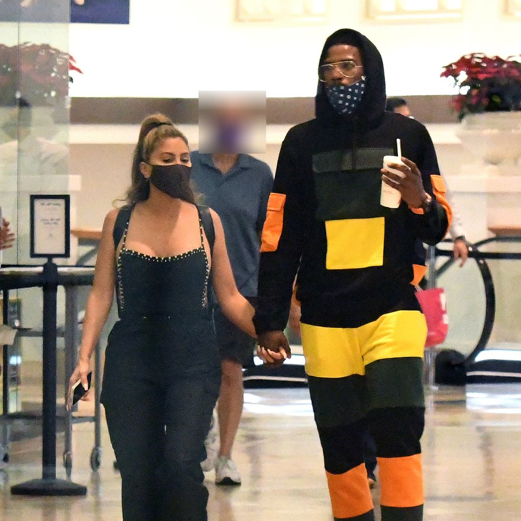 Larsa Pippen und Malik Beasley im November 2020