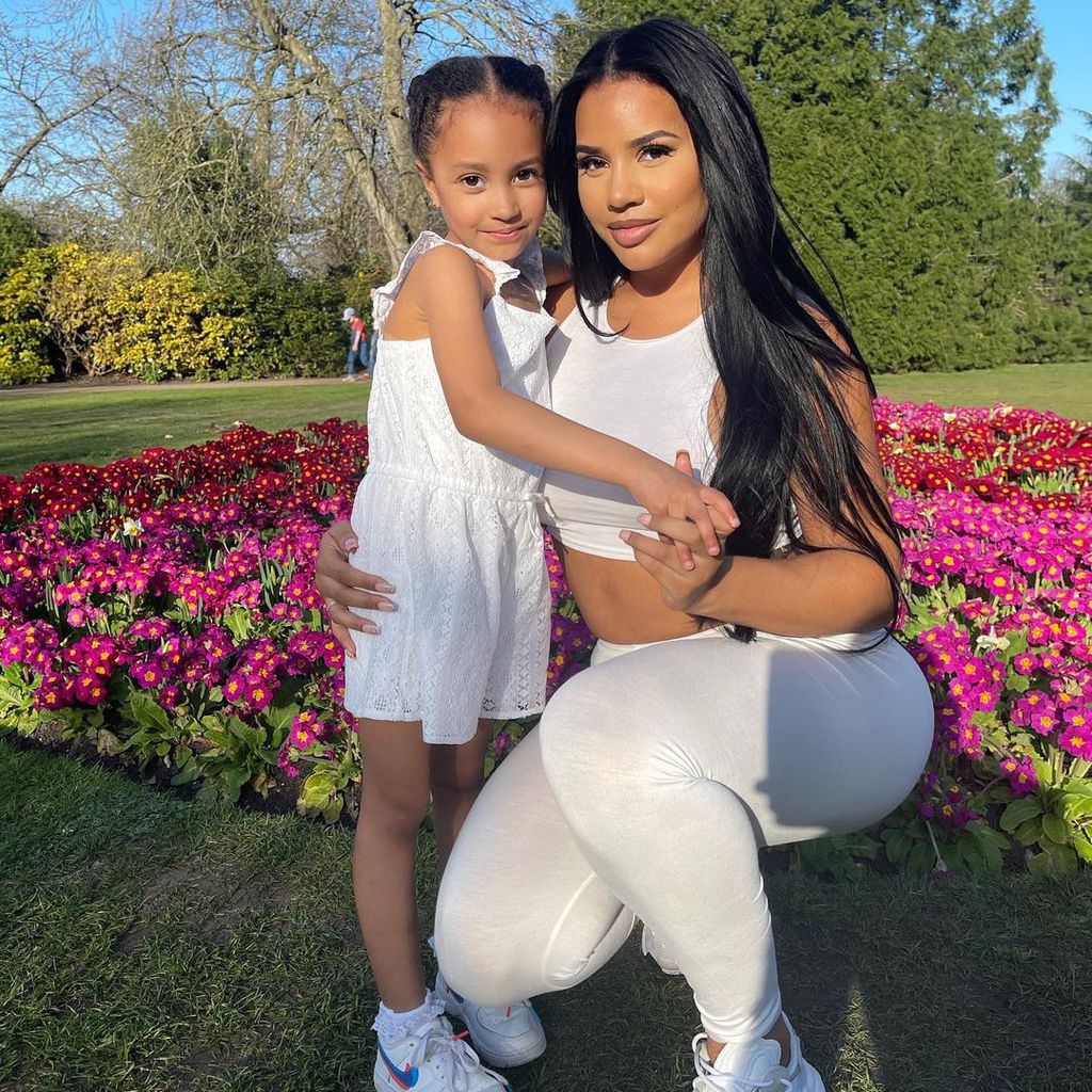 Lateysha Grace mit ihrer Tochter Wynter