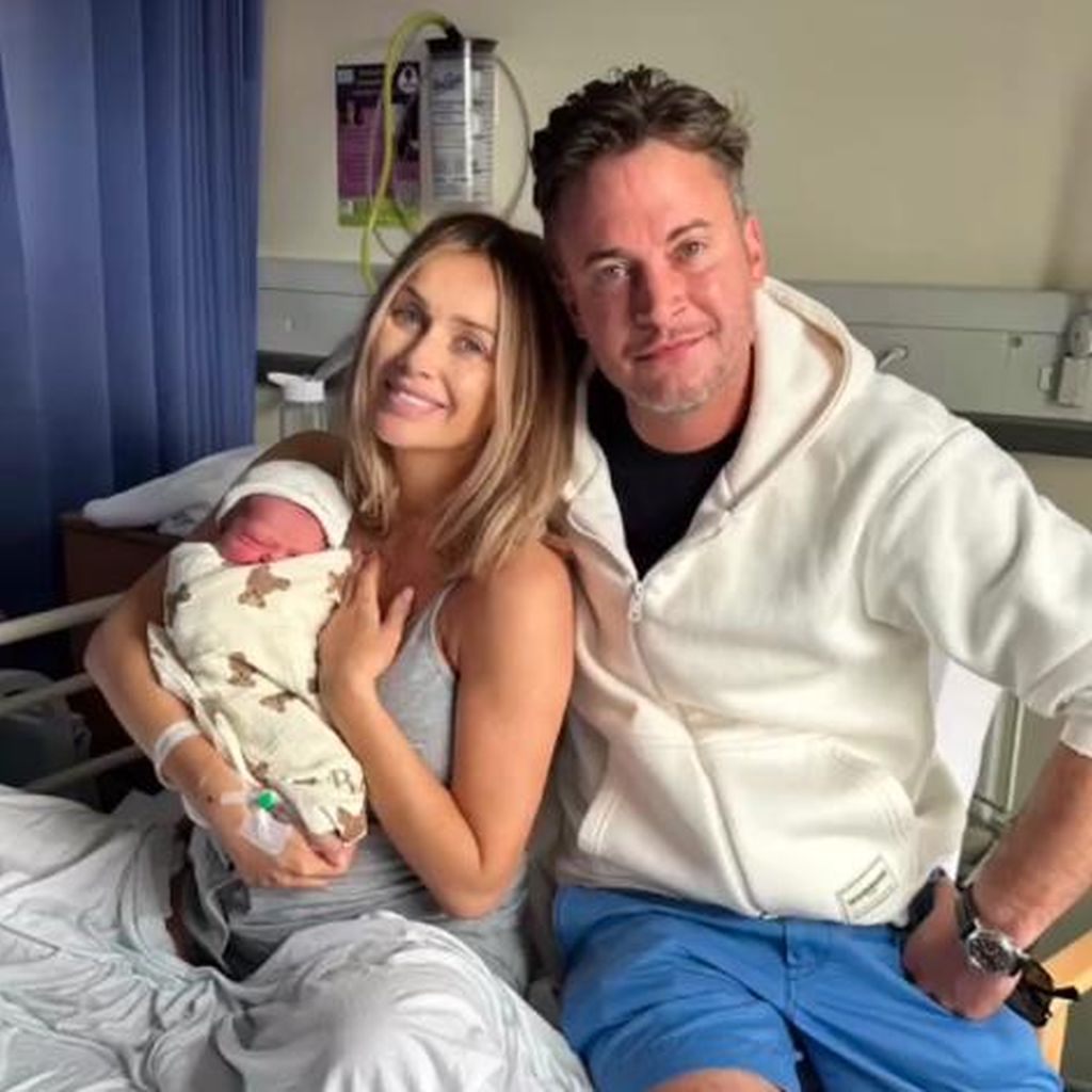 Laura Anderson und Gary Lucy mit ihrer Tochter Bonnie