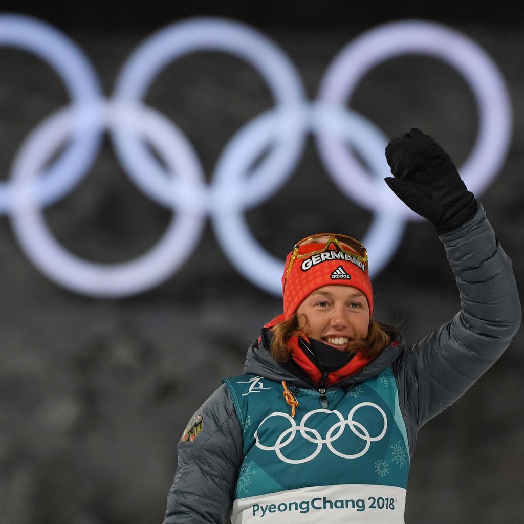 Laura Dahlmeier bei den Olympischen Winterspielen 2018