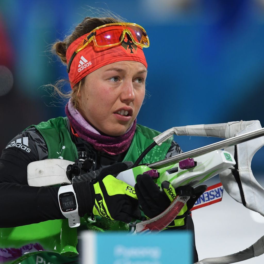 Laura Dahlmeier, Goldmedaillengewinnerin bei den Olympischen Winterspielen 2018