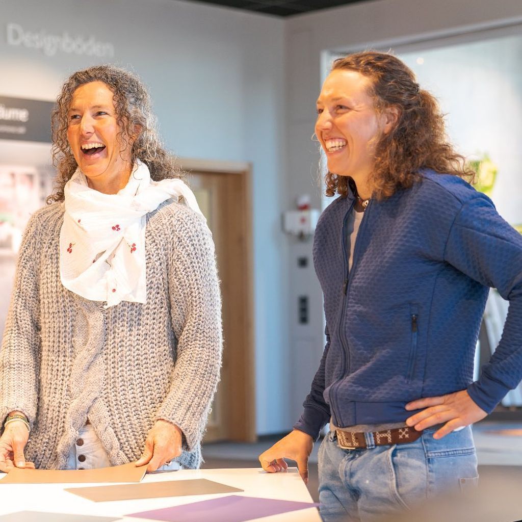 Laura Dahlmeier mit ihrer Mutter