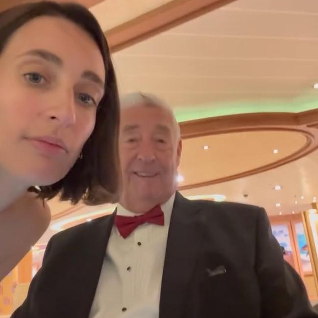 Laura Jackson mit ihrem Vater