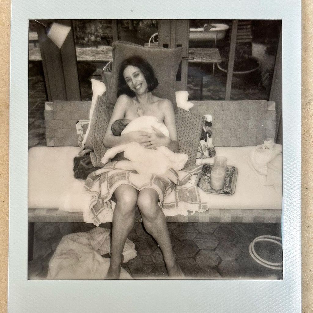 Laura Jackson mit ihrem Sohn Nico