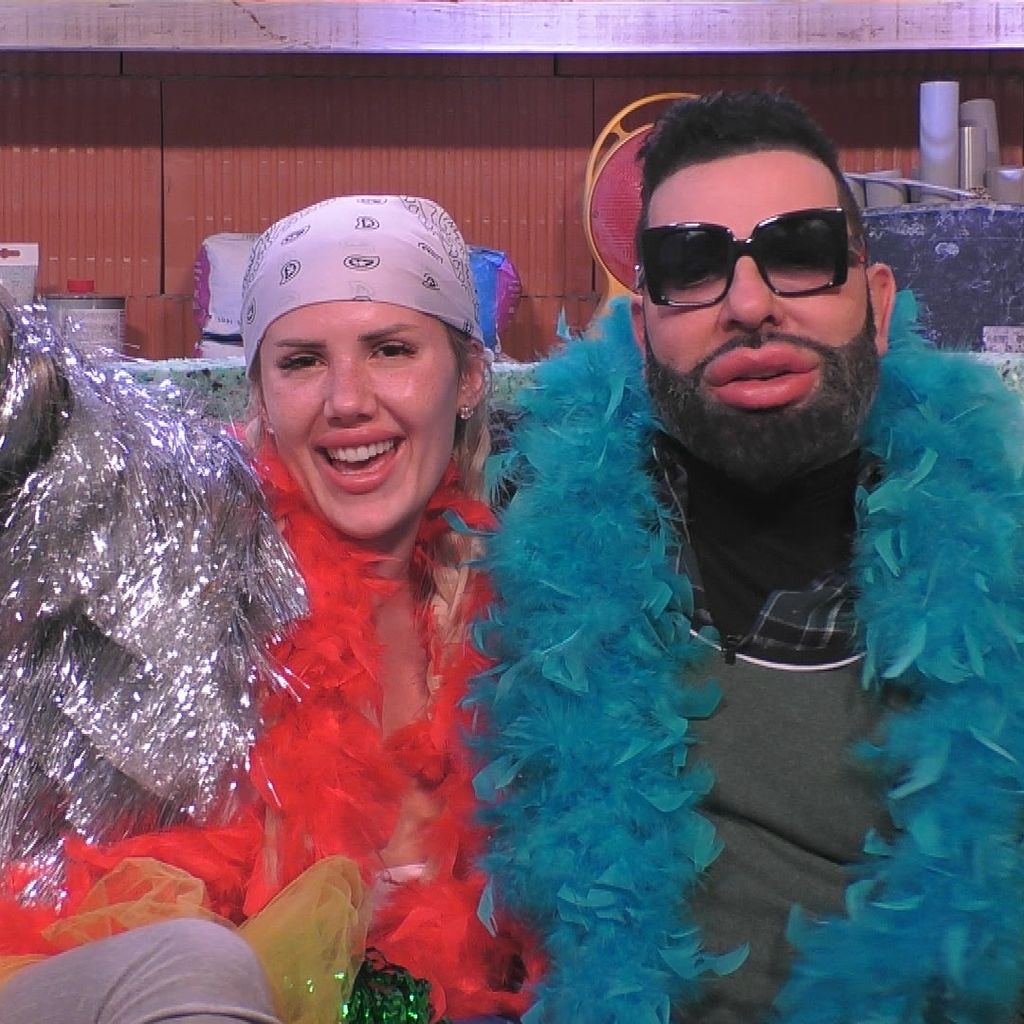 Laura Lettgen und Haral Glööckle bei "Promi Big Brother"
