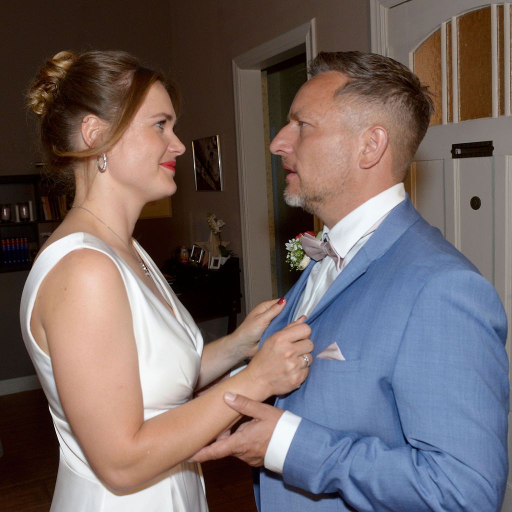 Laura Lippmann (Nicole) und Lars Pape (Michi) bei ihrer GZSZ-Hochzeit