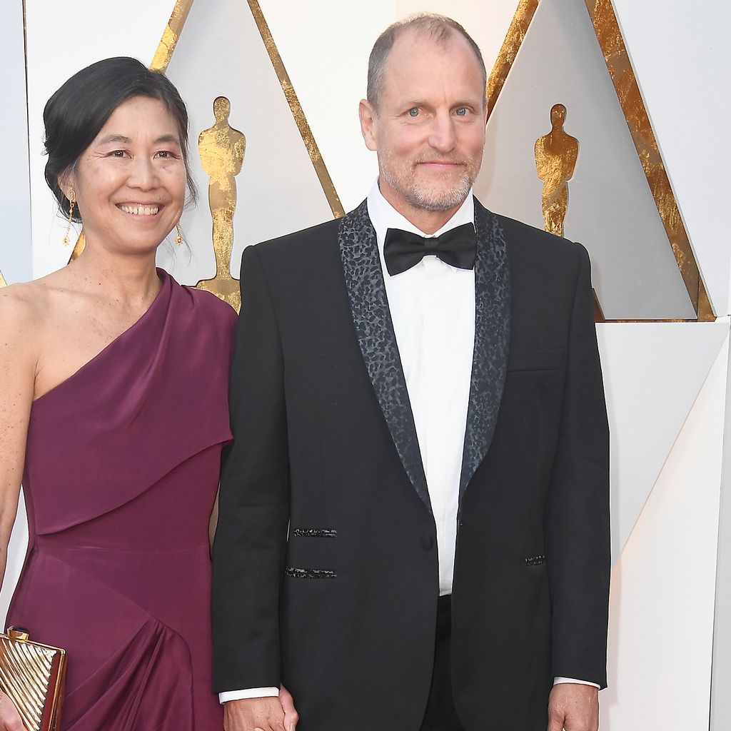 Laura Louie und Woody Harrelson  bei den Oscars 2018