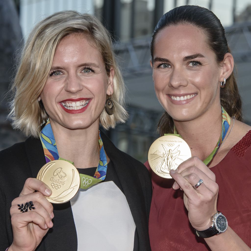 Laura Ludwig und Kira Walkenhorst im September 2016 in Berlin
