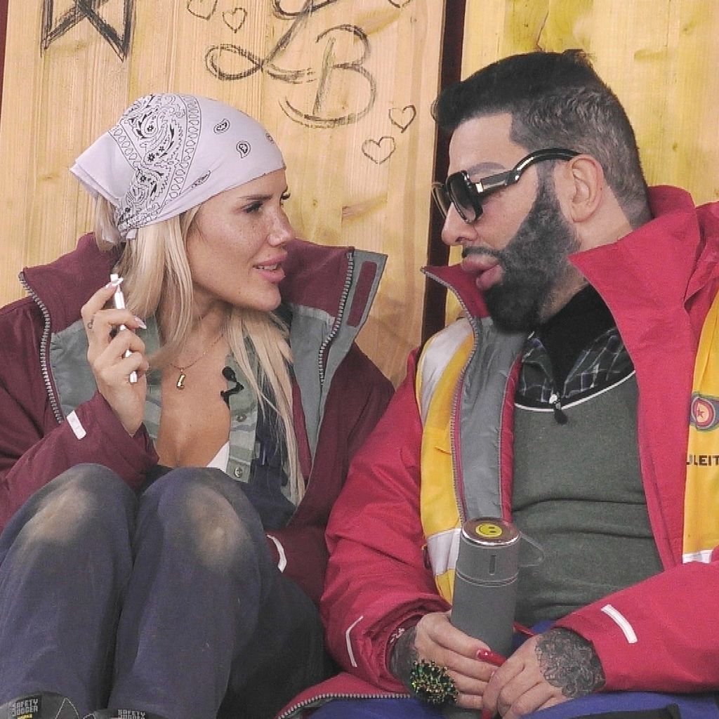 Laura Maria Lettgen und Harald Glööckler bei "Promi Big Brother" 2025