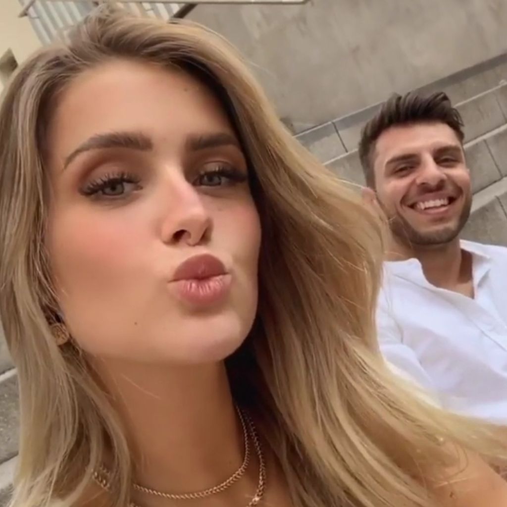 Laura Michelle und Tim Stammberger im Dezember 2020