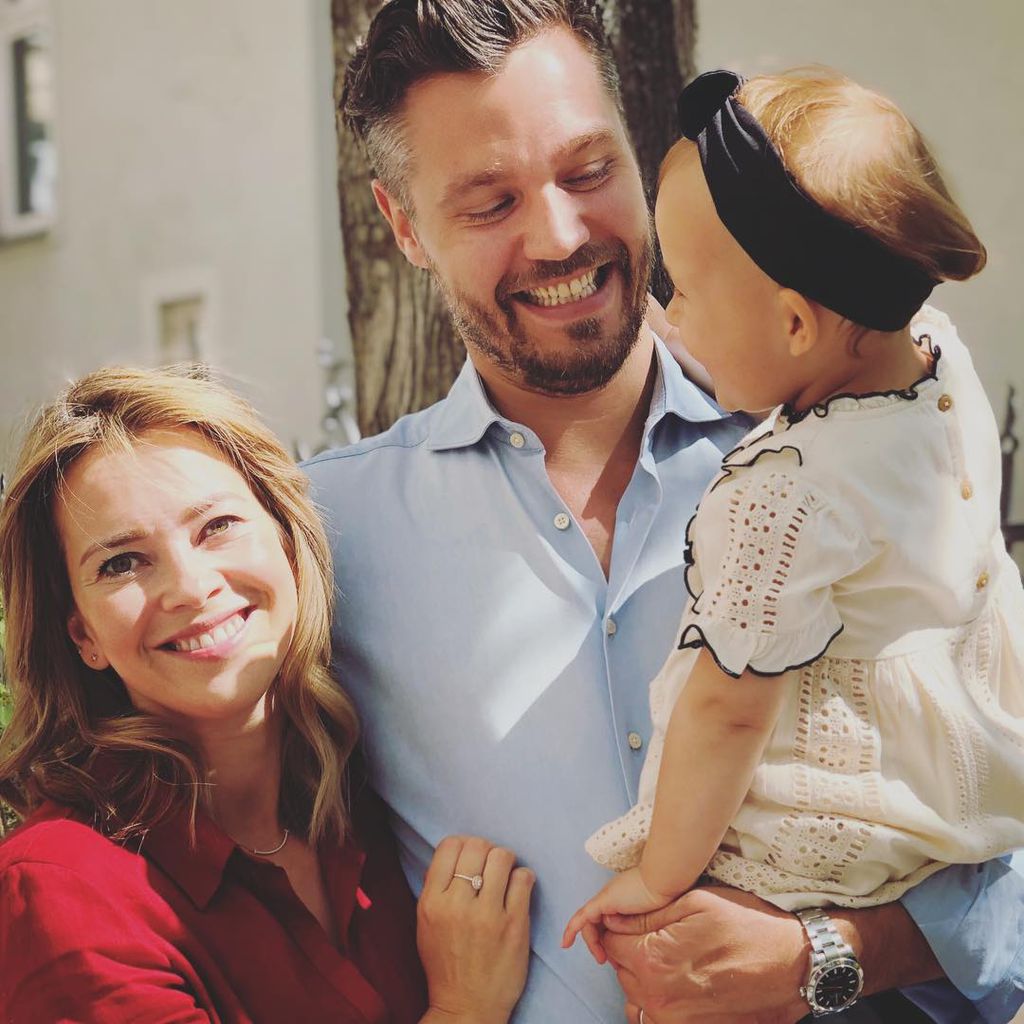 Laura Osswald mit ihrer Familie