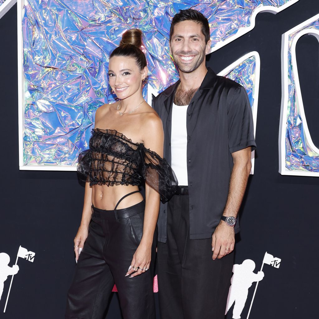 Laura Perlongo und Nev Schulman im September 2023