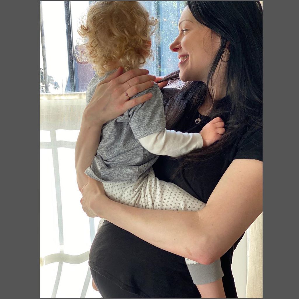 Laura Prepon und Tochter Ella im Oktober 2019