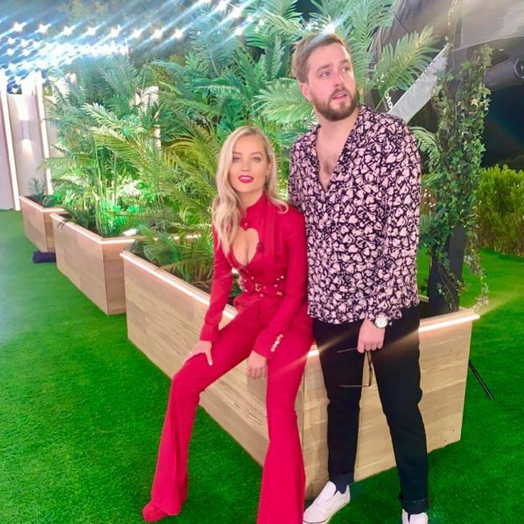 Laura Whitmore und Iain Stirling, britische TV-Stars