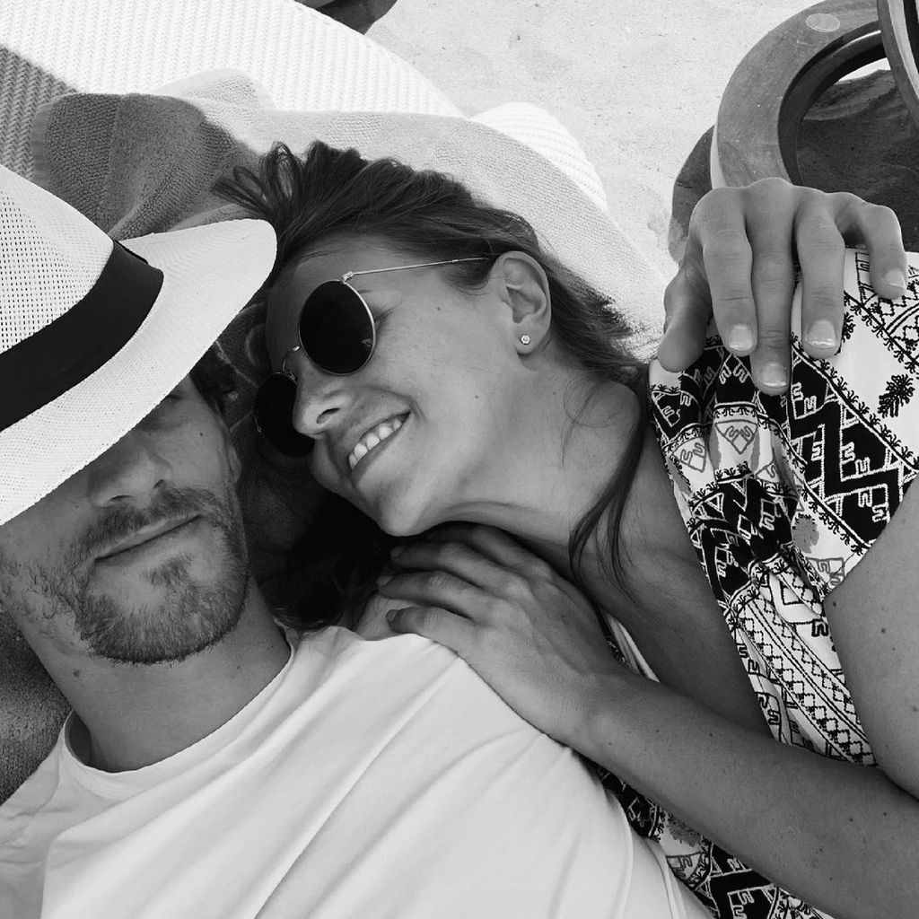 Laura Wontorra mit ihrem Freund Simon