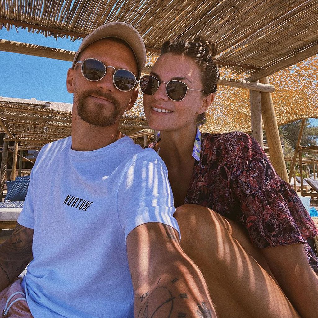 Simon Zoller und Laura Wontorra im Juli 2020