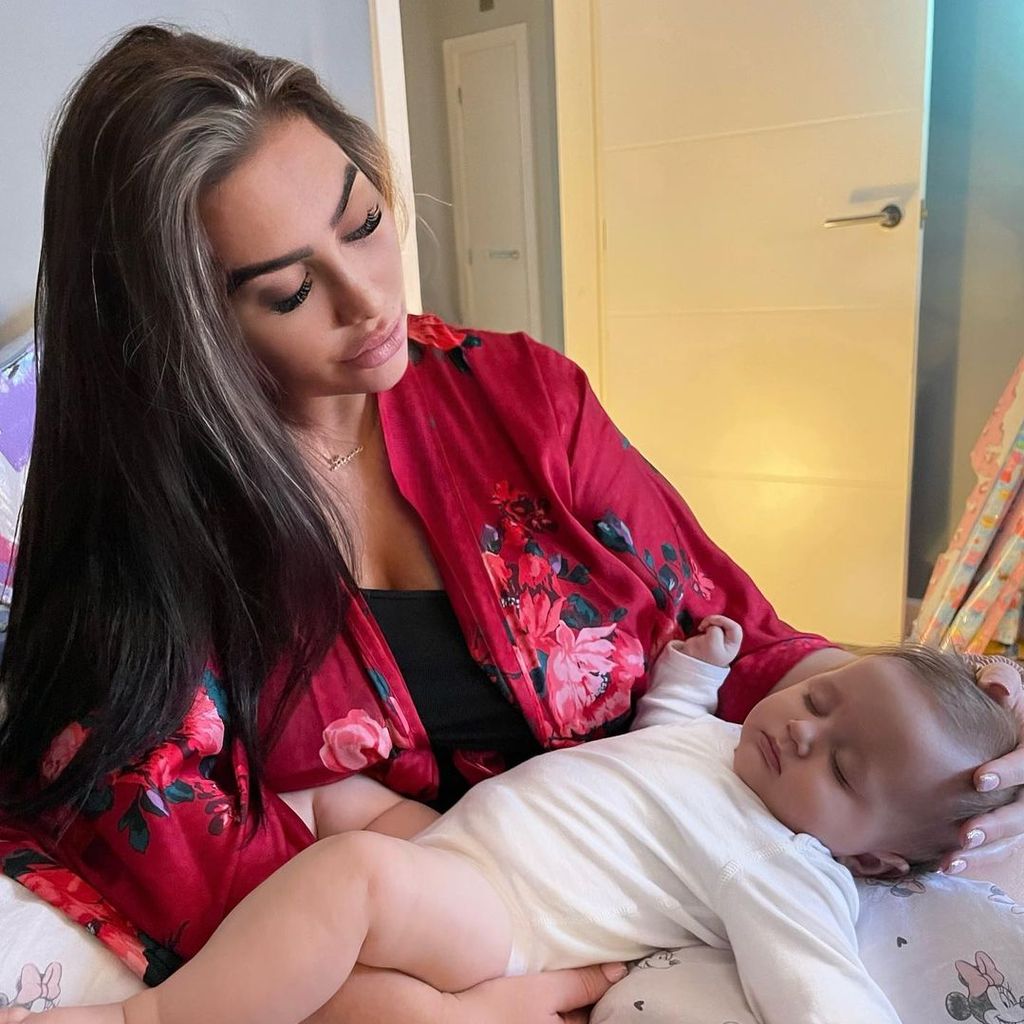 Lauren Goodger mit ihrer Tochter Larose