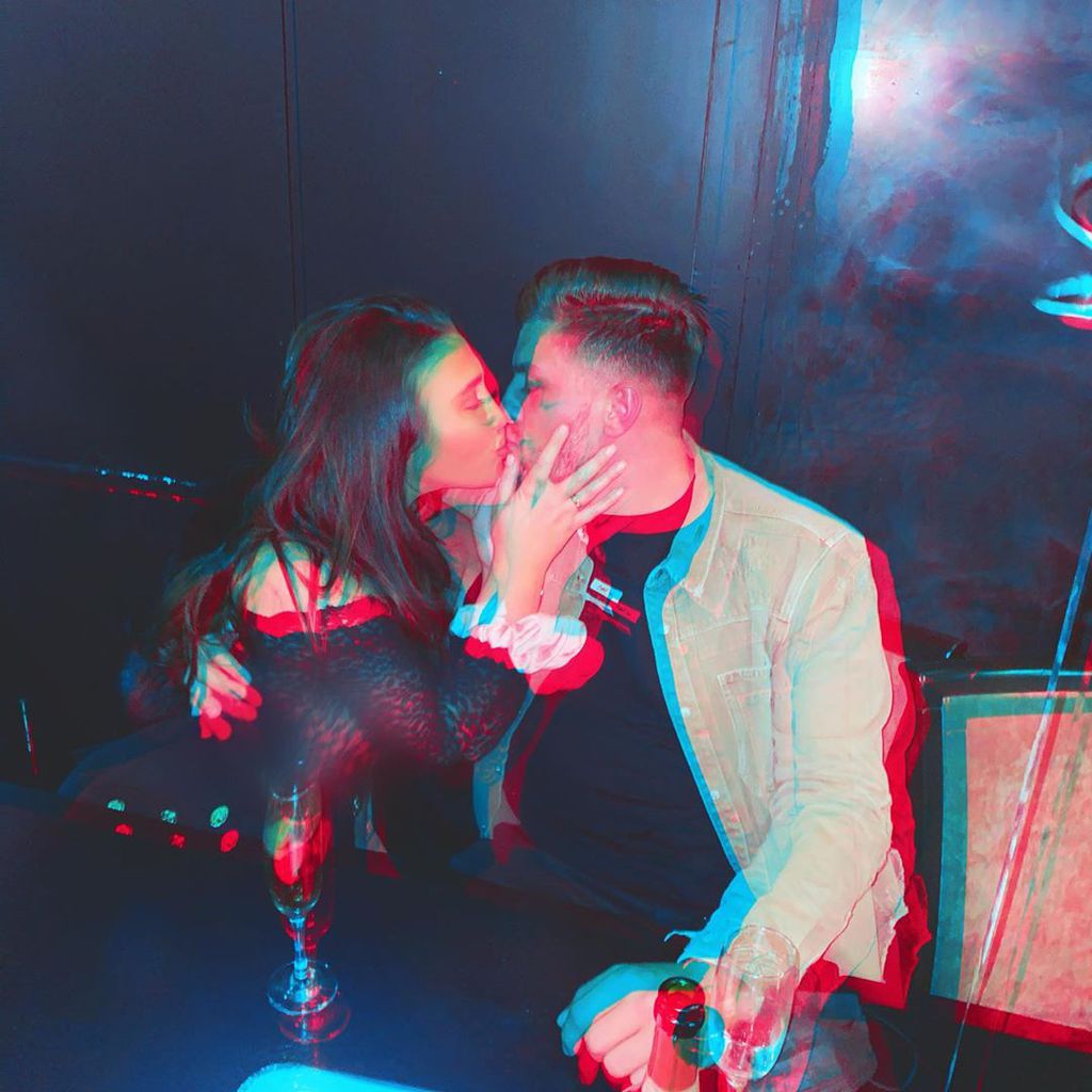 Lauren Goodger und Charles Drury im Oktober 2020