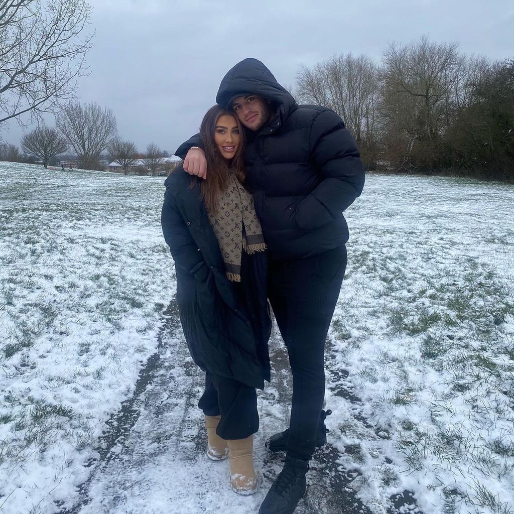 Lauren Goodger und Charles Drury im Februar 2021