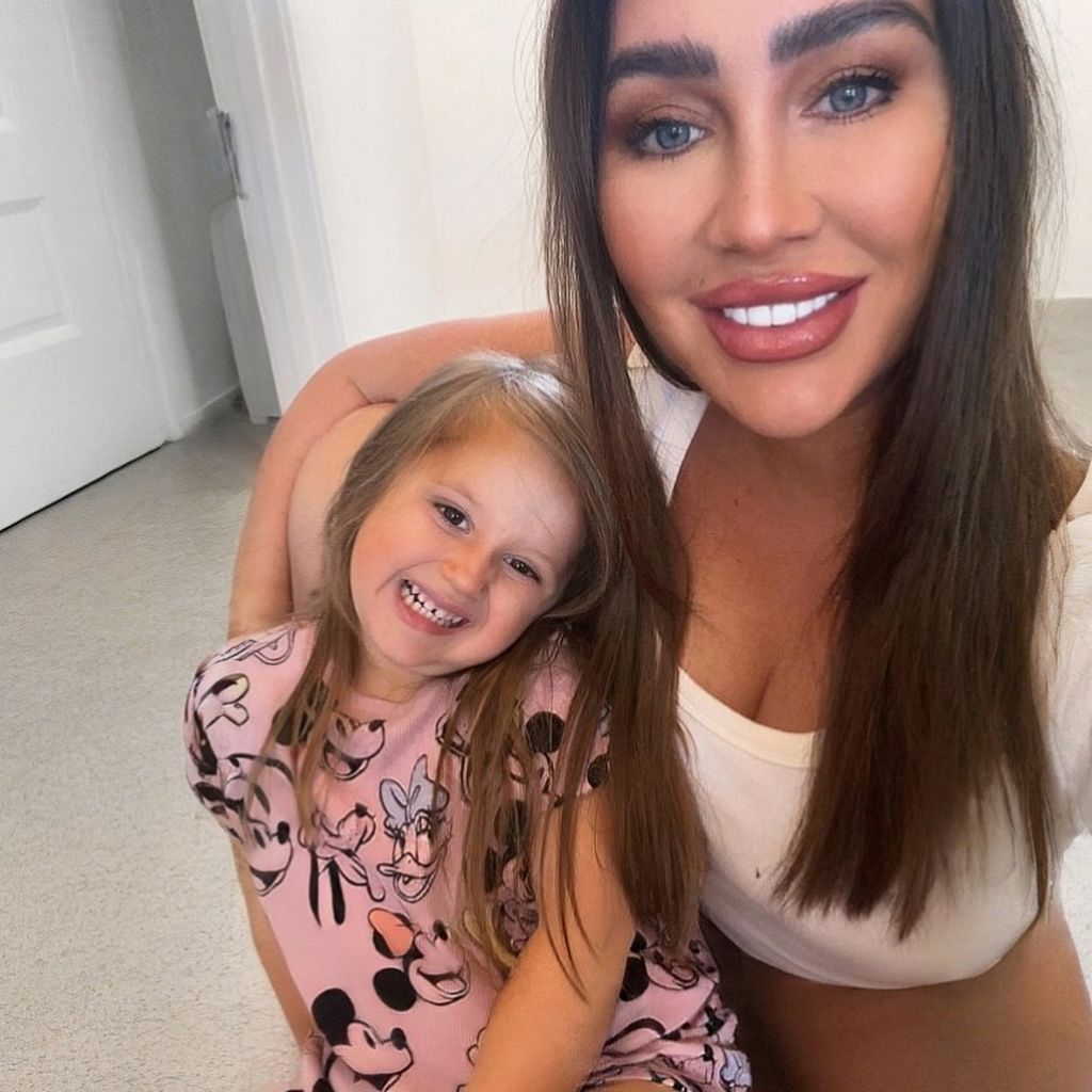 Lauren Goodger mit ihrer Tochter Larose