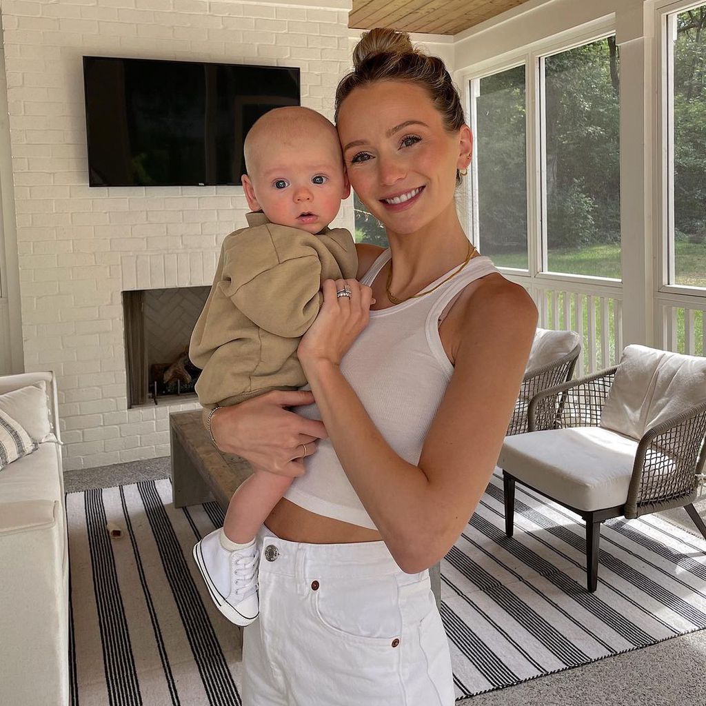 Lauren Lane und ihr Sohn Dutton Walker, September 2021