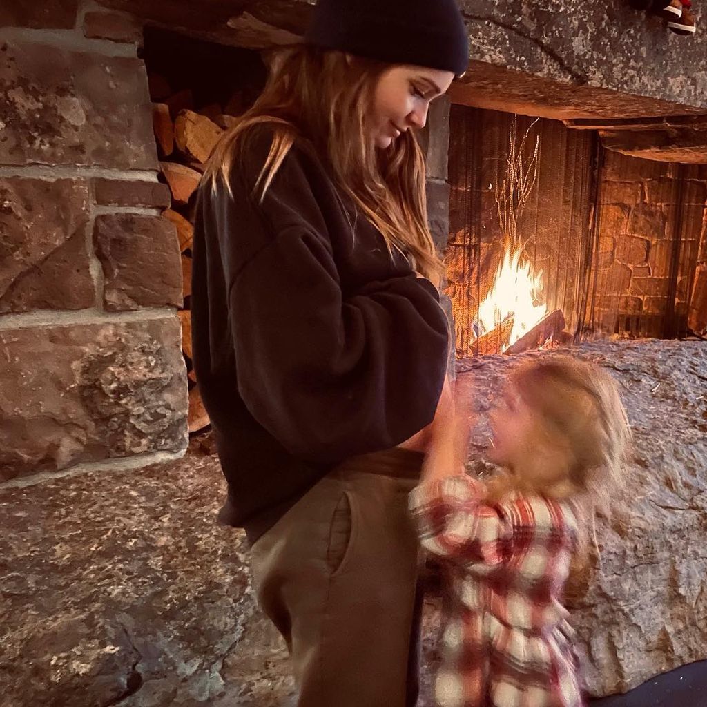 Lauren Parsekian mit ihrer Tochter Story