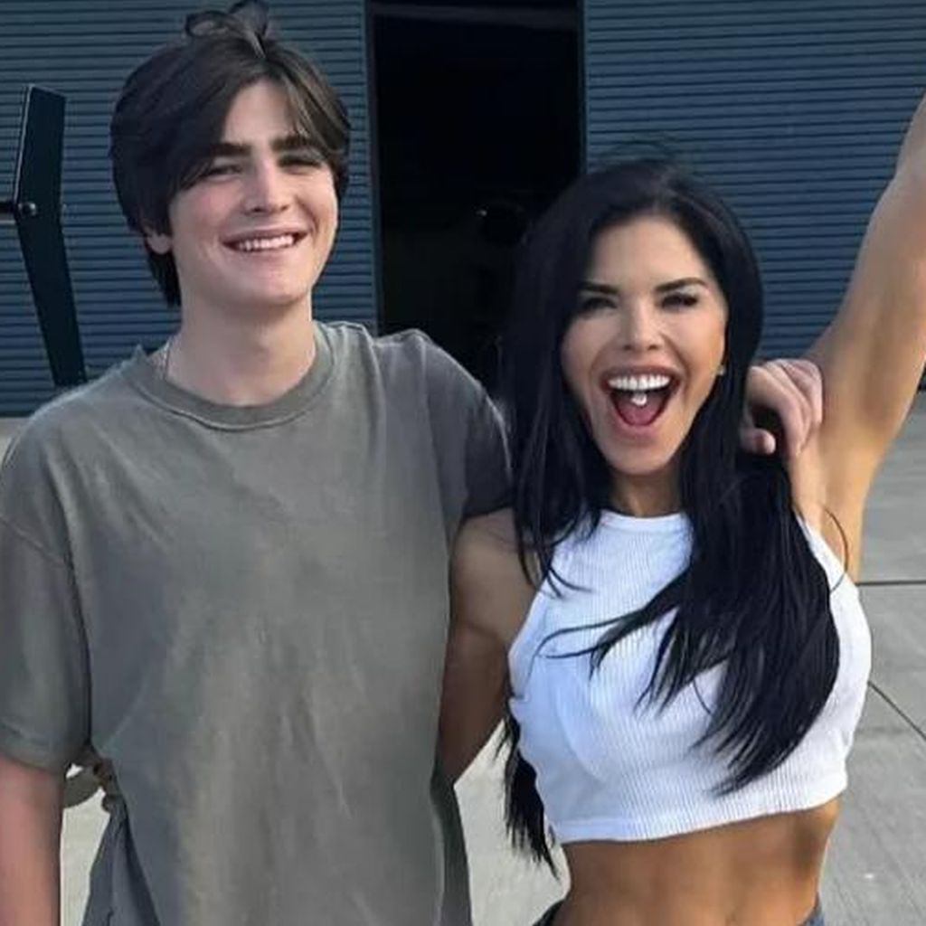 Lauren Sánchez und ihr Sohn Evan Whitesell