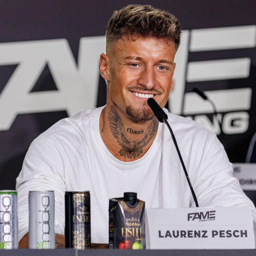 Laurenz Pesch bei der Pressekonferenz zu Fame Fighting 4 im Atlantic Hotel Essen