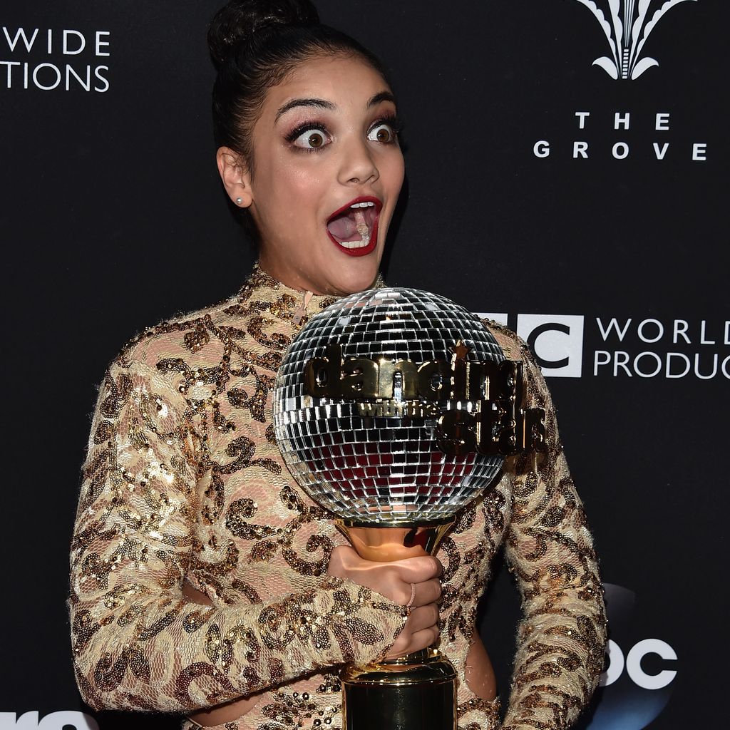 Laurie Hernandez beim Finale von "Dancing with the Stars"
