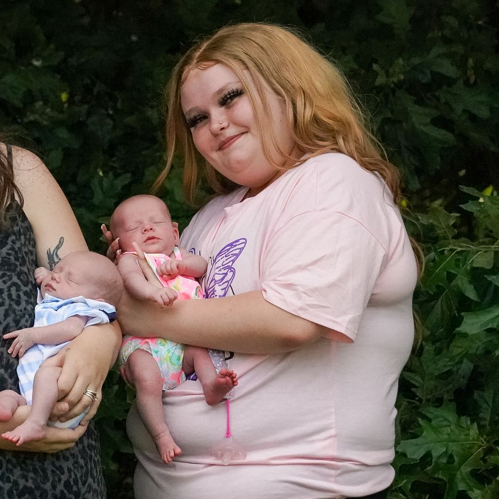 Lauryn Efird und Honey Boo Boo mit Lauryns Zwillingen