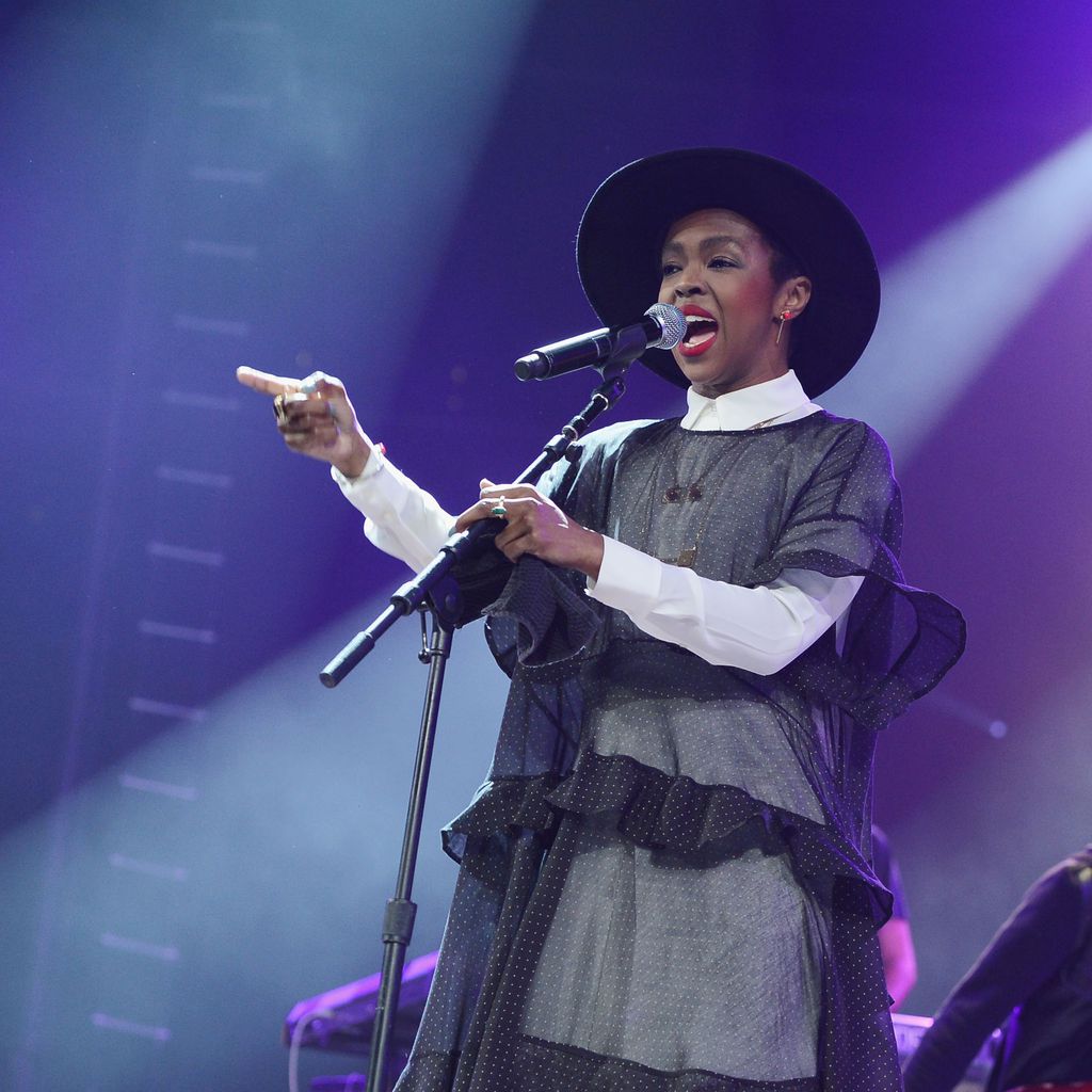 Lauryn Hill bei einem Benefizkonzert 2017