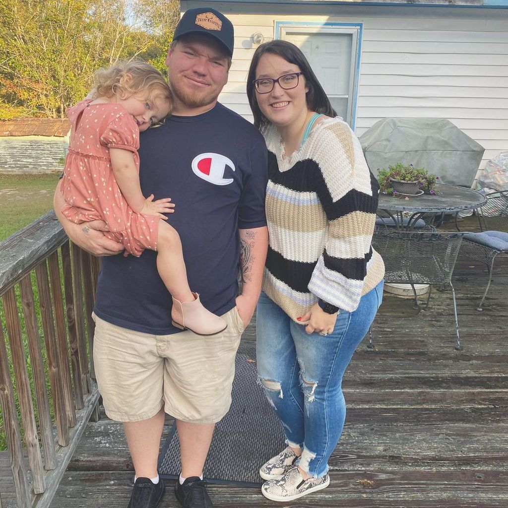 Lauryn Efird mit ihrer Familie