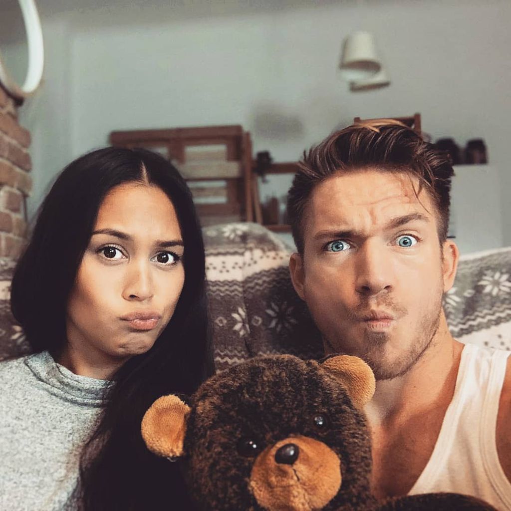 Lea und ihr Freund Patrick Fabian im November 2019