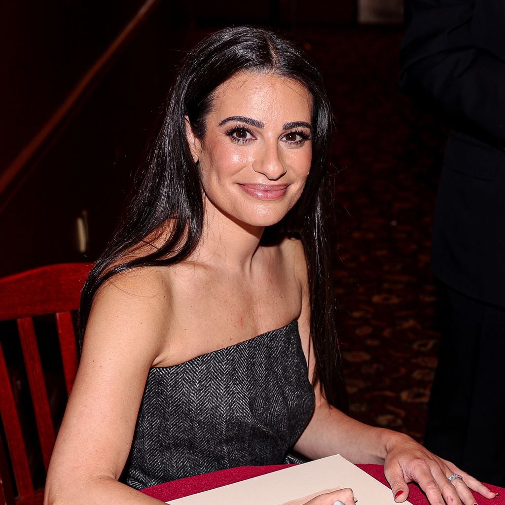 Lea Michele bei der Enthüllung ihres Porträts bei Sardi’s in New York City