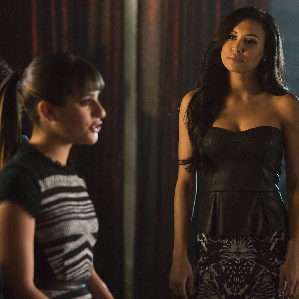 Lea Michele und Naya Rivera in "Glee"