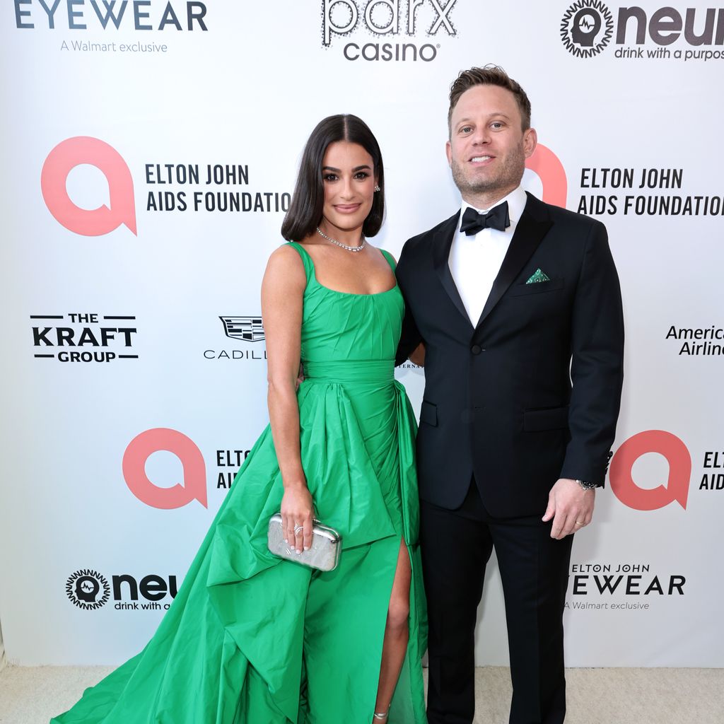 Lea Michele und Zandy Reich bei Elton Johns Oscar-Party 2022