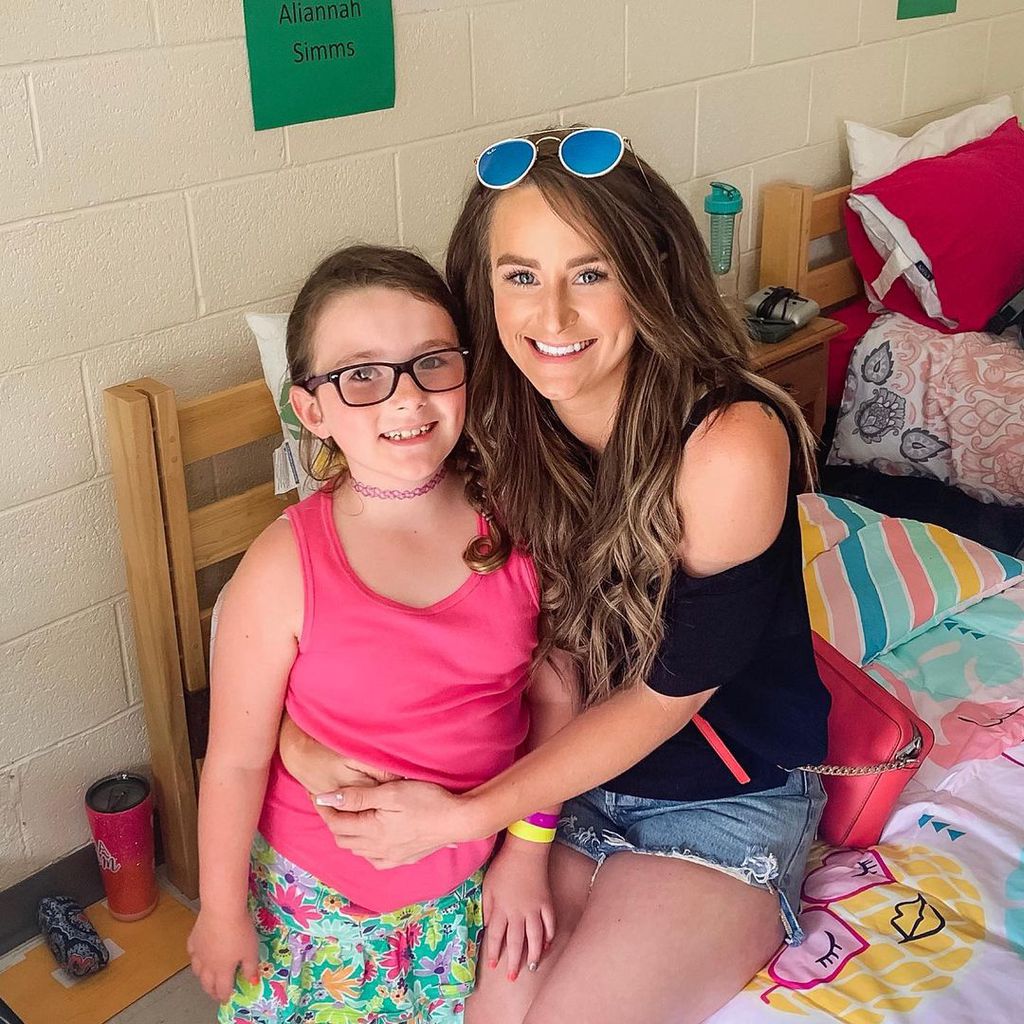 Leah Messer mit ihrer Tochter Aliannah