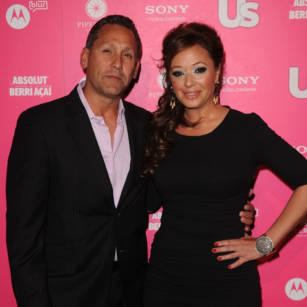 Angelo Pagan und Leah Remini im April 2010