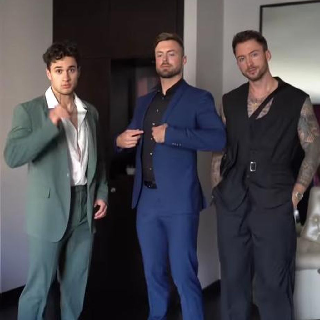 Leander Sacher, Niko Griesert und Keno Rüst, Bachelor-Boys
